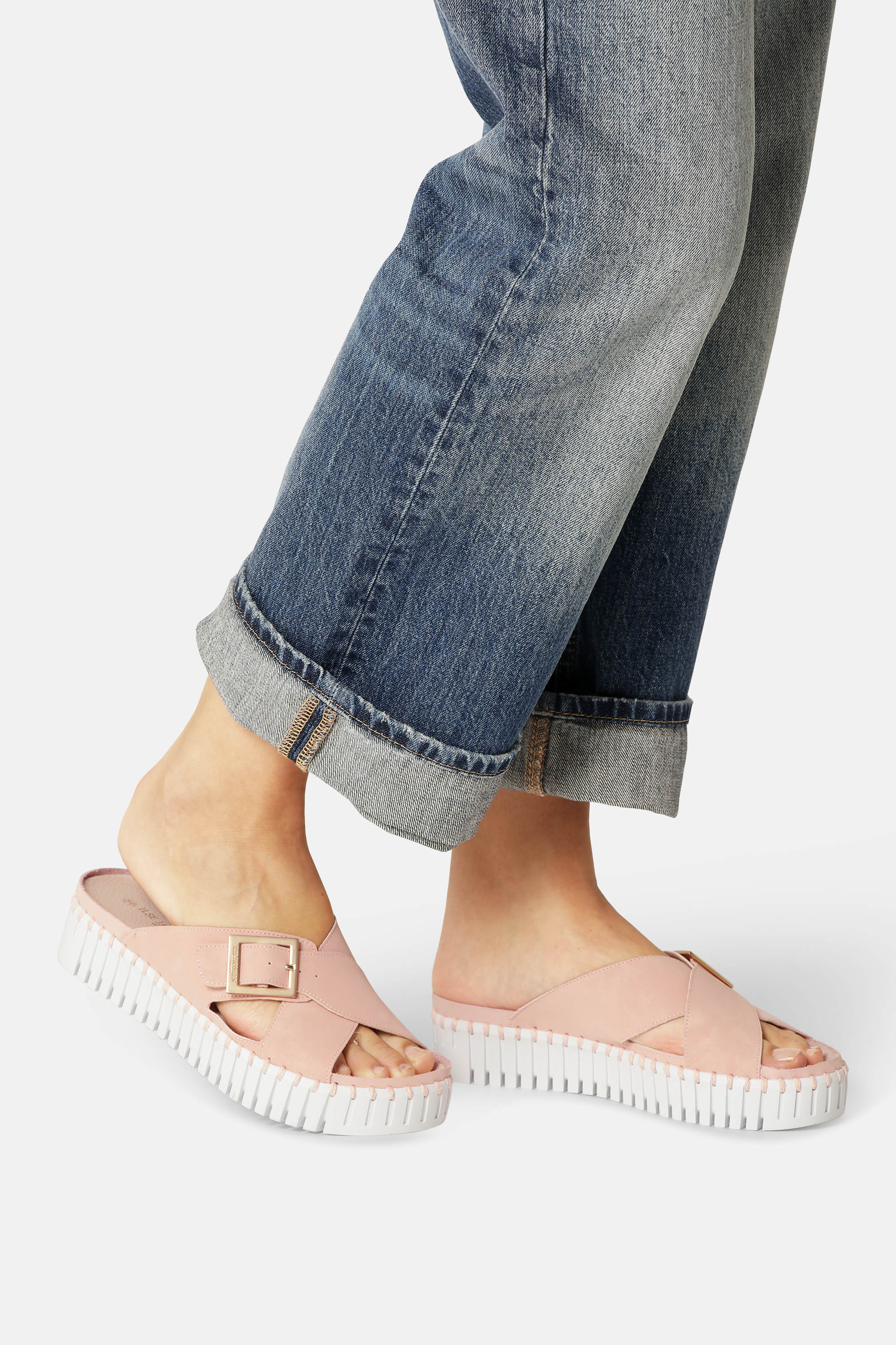 Sandalen Crossover - Adobe Rose White